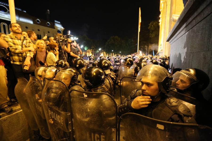 Protesty w Gruzji