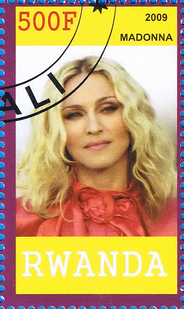 Madonna na znaczkach pocztowych