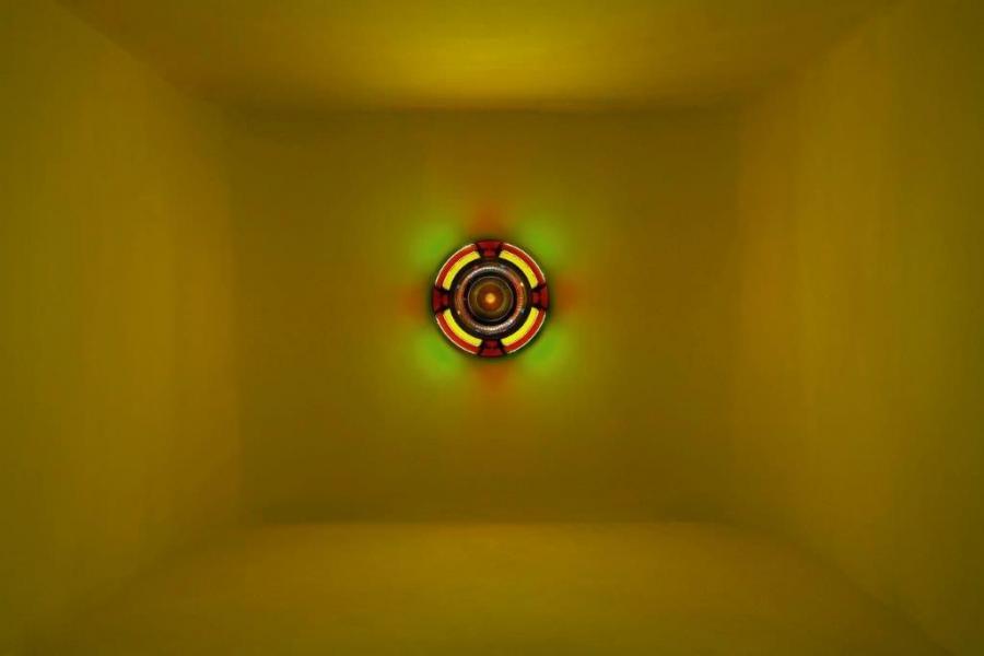 Kim Sooja, To Breathe: Mandala, 2010, single jukebox with the artist's voice performance "The Weaving Factory" 2004 Dzięki uprzejmości artystki / courtesy of the artist