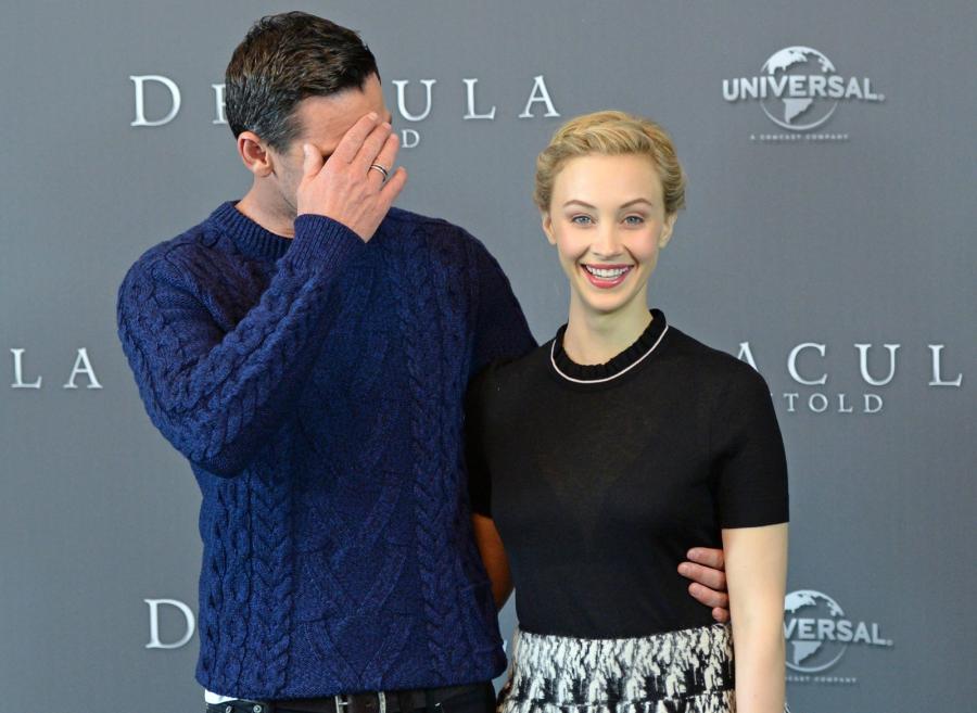 Luke Evans i Sarah Gadon promowali "Draculę" w Berlinie