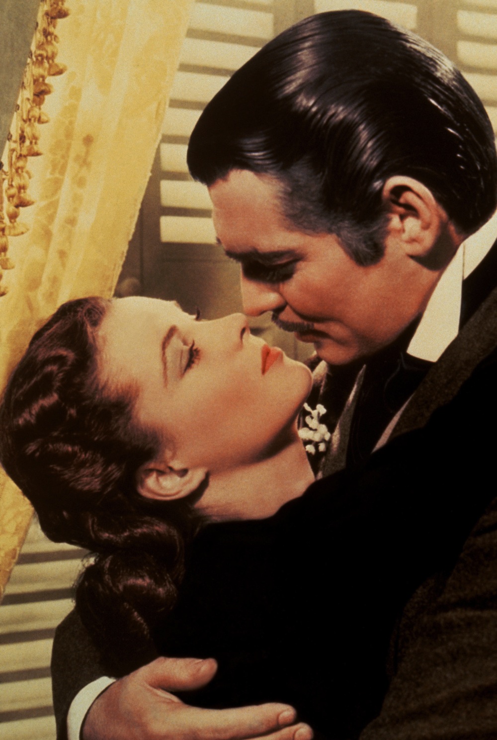 Vivien Leigh i Clark Gable w filmie "Przeminęło z wiatrem"