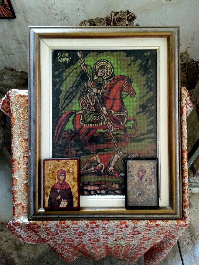Akrokorynt, Grecja. Kościół św. Dmitrija Obrońcy Twierdzy