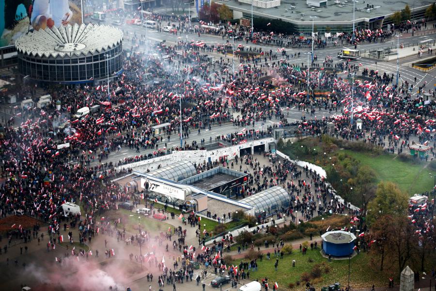Marsz Niepodległości w Warszawie