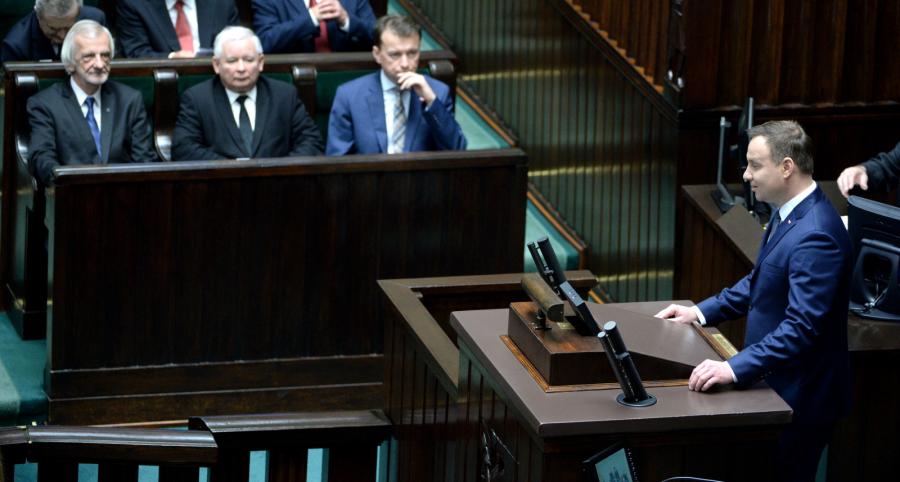 Prezydent Andrzej Duda w Sejmie