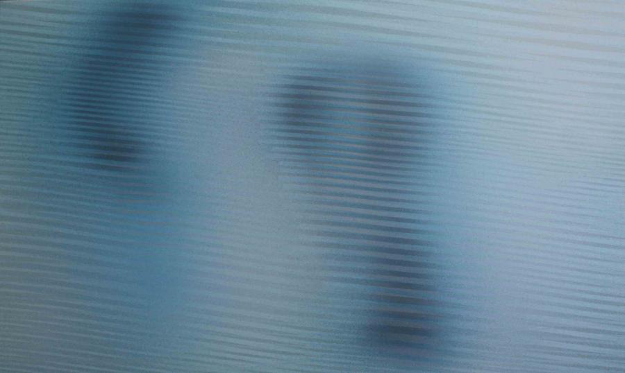 Interferencje XIV, akryl na płótnie, 150x90 cm