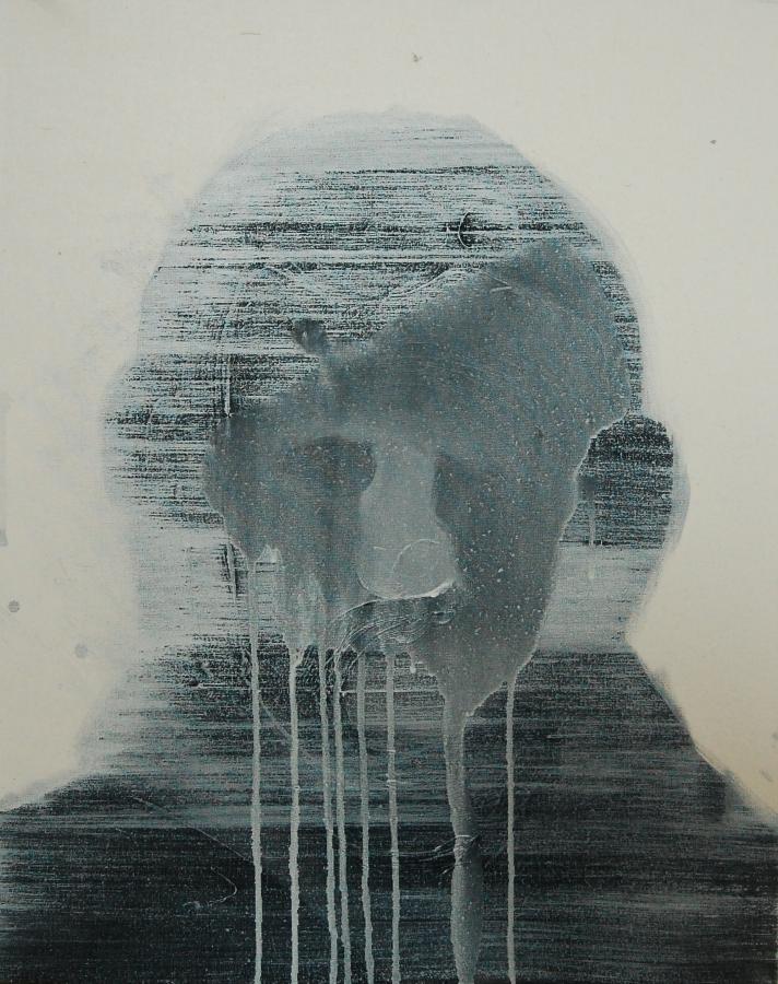 "Szkice do portretu 31", Cezary Bednarczyk, olej na płótnie, 50x40 cm