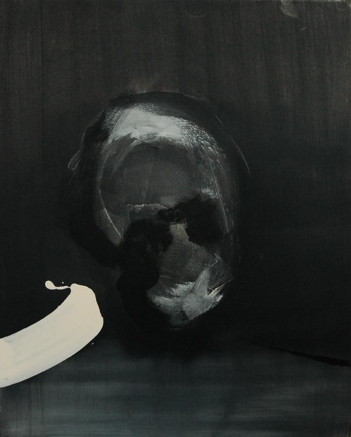 "Szkice do portretu 37", Cezary Bednarczyk, olej na płótnie, 50x40 cm