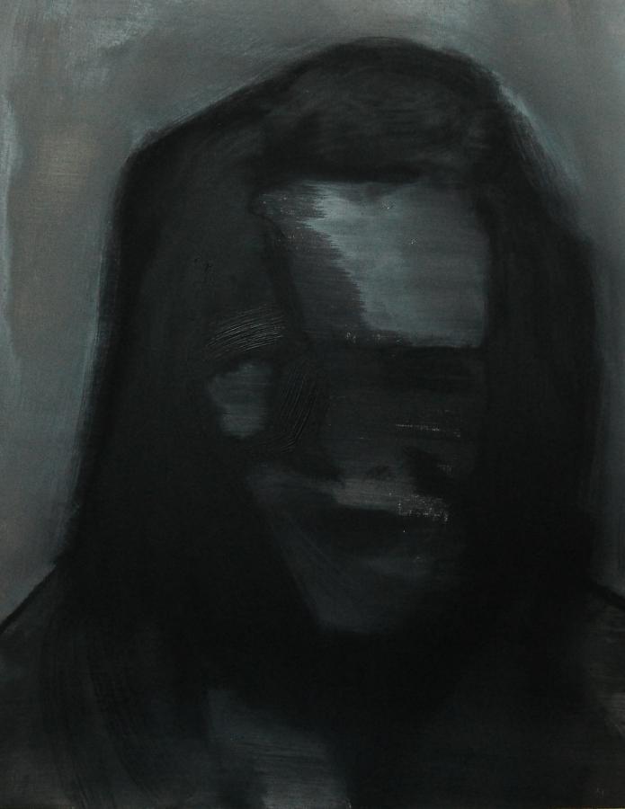 "Szkice do portretu 41", Cezary Bednarczyk, olej na płótnie, 50x40 cm
